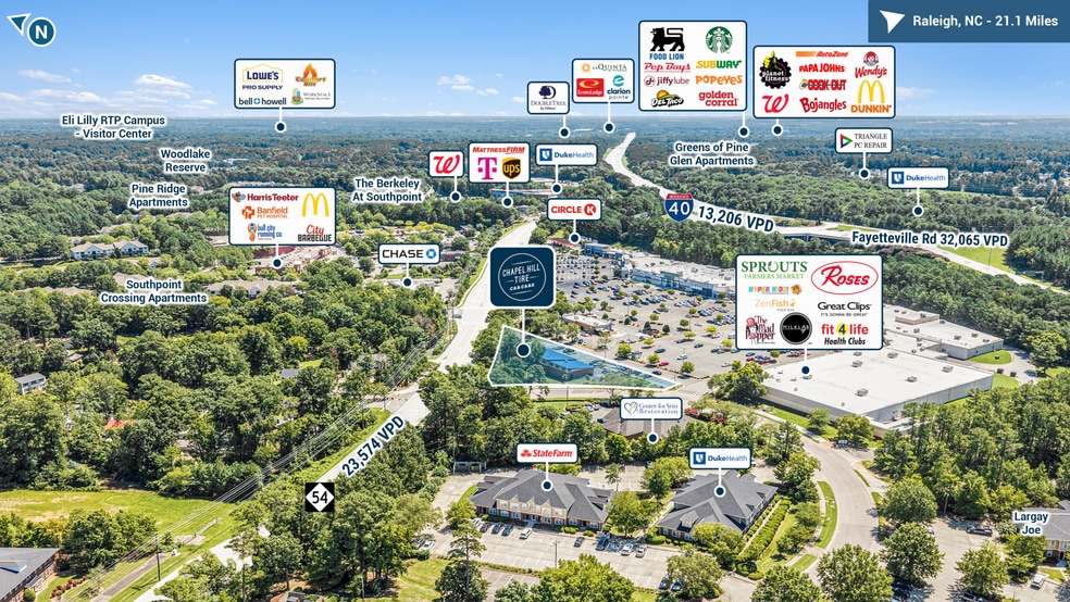 More Photos Of 5588 Highgate Dr, Durham Auto Repair For Sale
