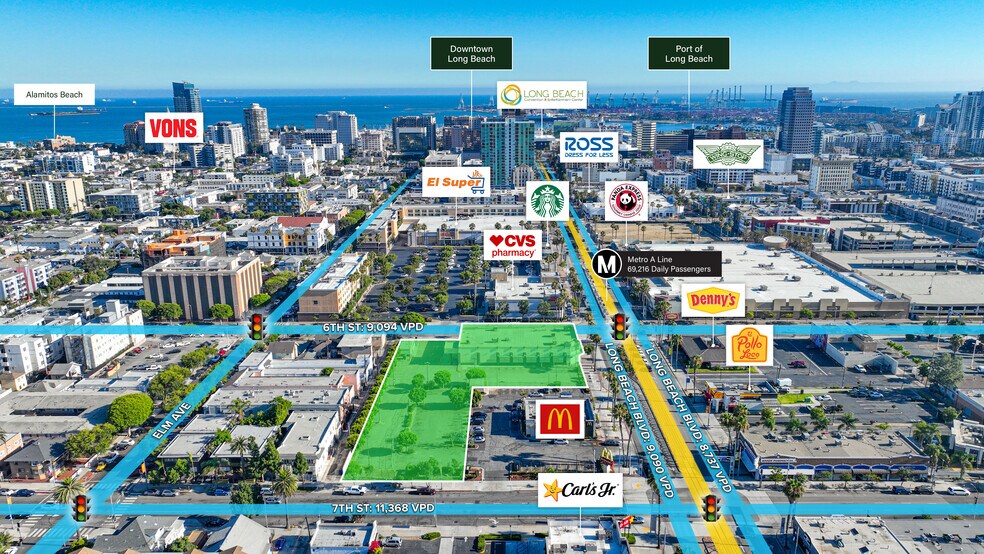 More Photos Of 600 Long Beach Blvd, Long Beach Freestanding For Lease