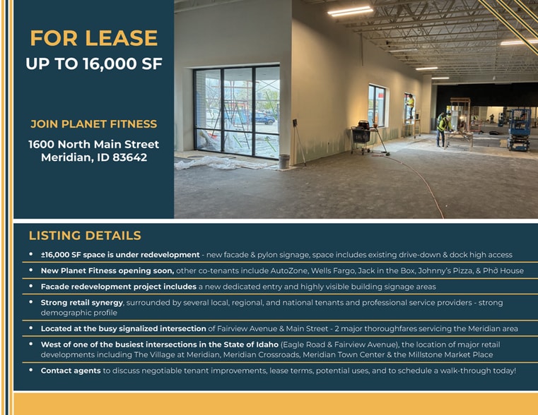 More Photos Of 1600 N Main St, Meridian General Retail For Lease