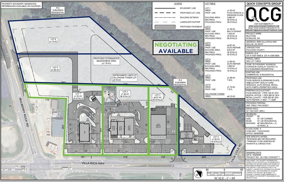 More Photos Of 8050 Villa Rica Hwy, Dallas Land For Lease