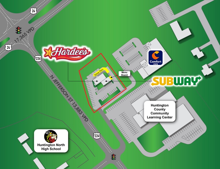 More Photos Of 2207 N Jefferson St, Huntington Fast Food For Sale