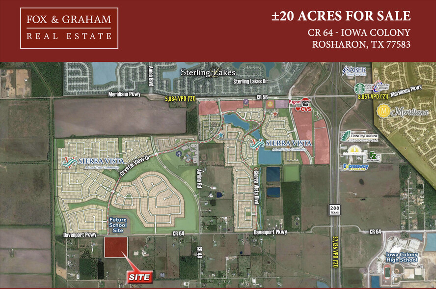 Primary Photo Of CR 64, Rosharon Land For Sale