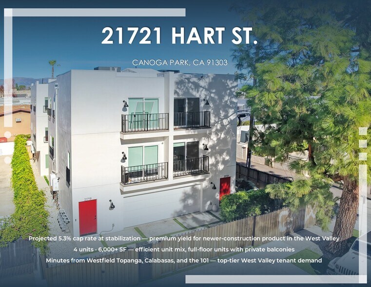 Primary Photo Of 21721 Hart St, Canoga Park Apartments For Sale