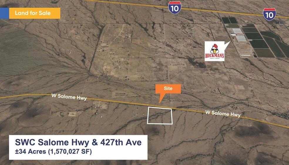 Primary Photo Of W Salome Hwy @ 427th Ave, Tonopah Land For Sale