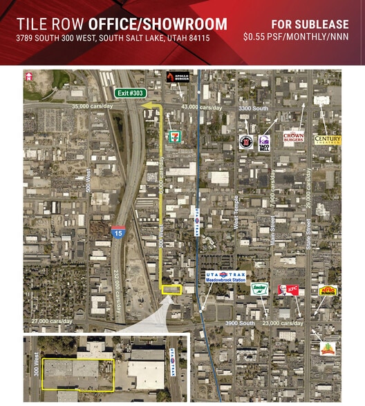 More Photos Of 3789 S 300 W, Salt Lake City Showroom For Lease