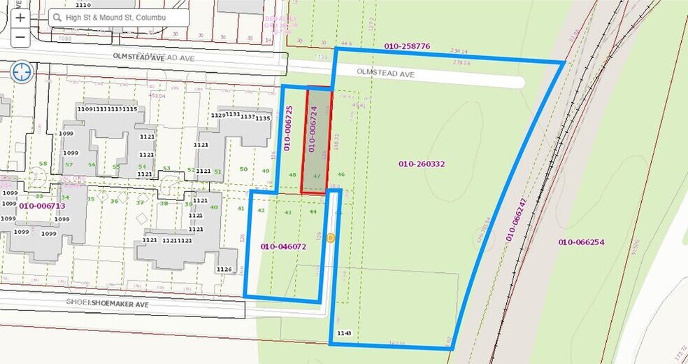 More Photos Of 0 Shoemaker Ave, Columbus Land For Sale