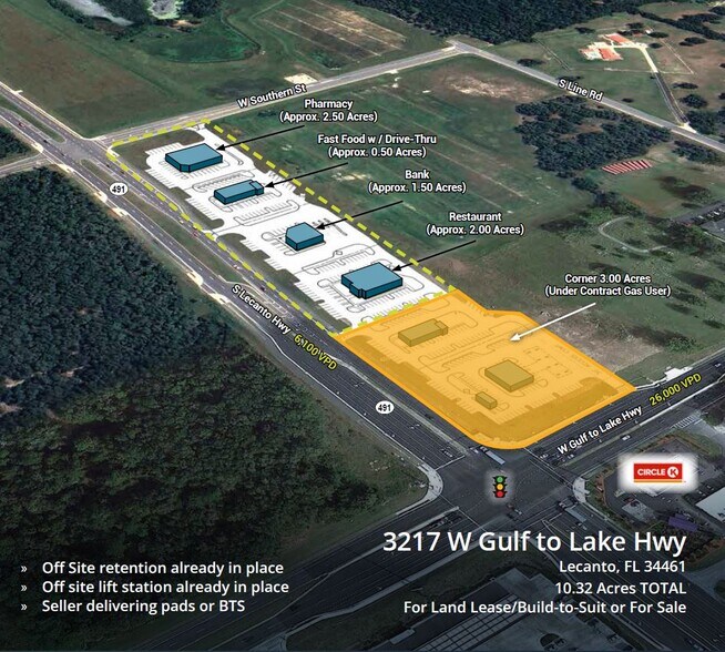More Photos Of 3217 W Gulf To Lake Hwy, Lecanto Land For Lease