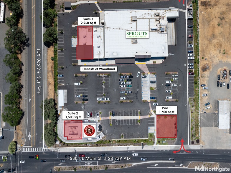 More Photos Of 1434-1454 E Main St, Woodland Unknown For Lease
