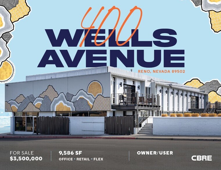 Primary Photo Of 400 S Wells Ave, Reno Office For Sale