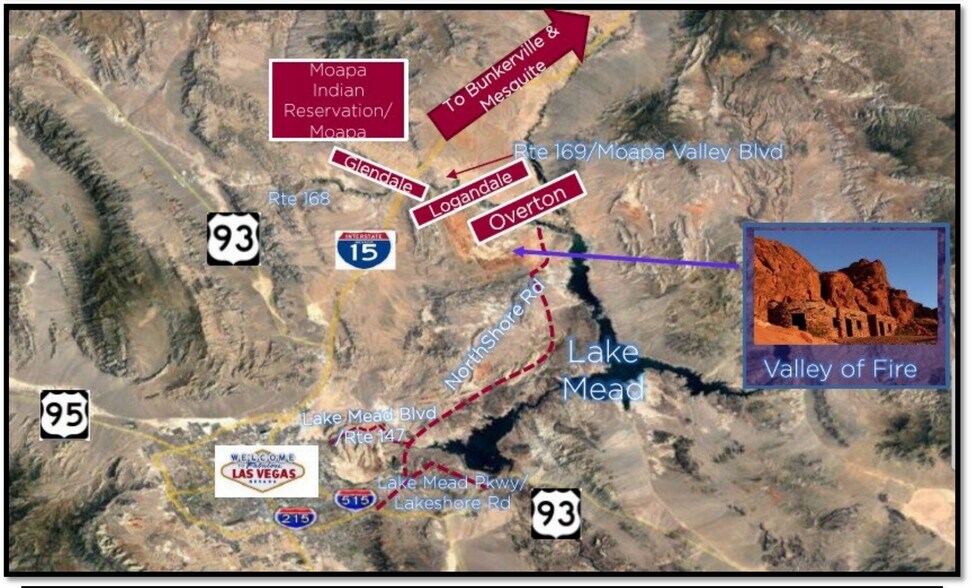 More Photos Of 15 Acre Moapa Valley, Overton Land For Sale