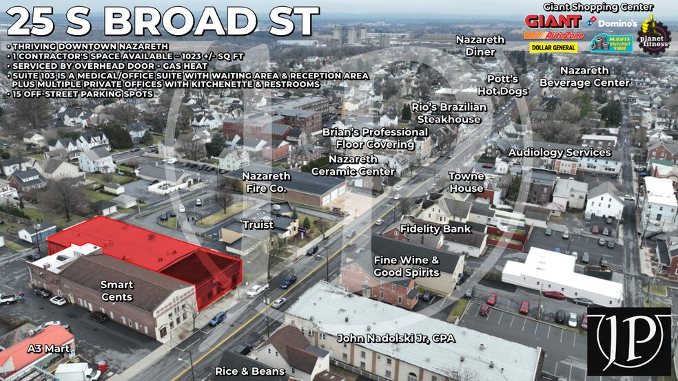Primary Photo Of 25 S Broad St, Nazareth Medical For Lease