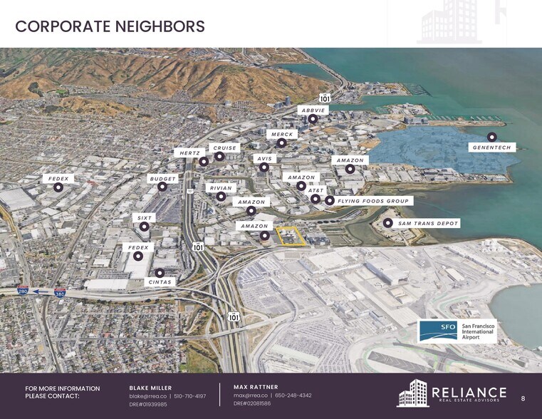 More Photos Of 135 N Access Rd, South San Francisco Land For Lease