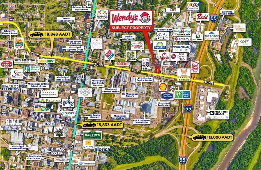 More Photos Of 1240 High St, Jackson General Retail For Sale