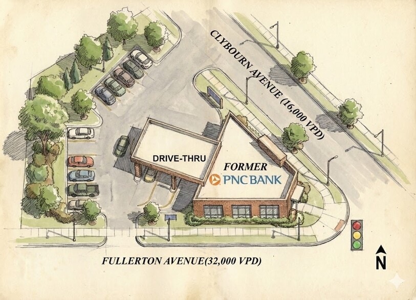 More Photos Of 1640 W Fullerton Ave, Chicago Bank For Lease