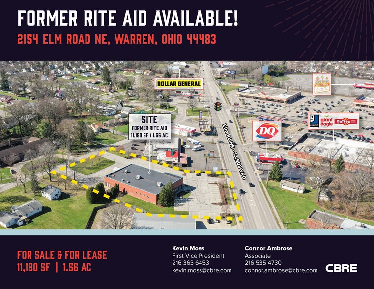 Primary Photo Of 2154 Elm Rd NE, Warren Drugstore For Sale