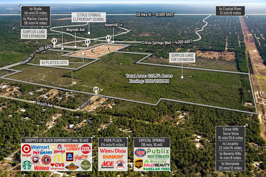 More Photos Of 5181 W Dunklin St, Dunnellon Land For Sale