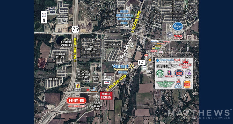 More Photos Of NEQ US-75 & Bucees blvd, Melissa General Retail For Lease