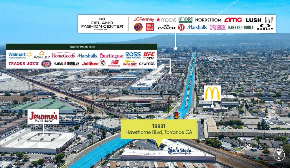 More Photos Of 18831 Hawthorne Blvd, Torrance Storefront For Lease