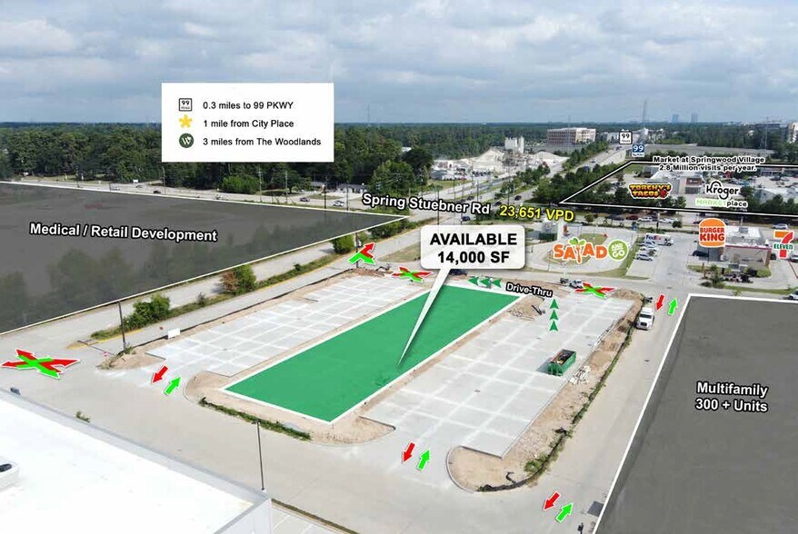 Primary Photo Of 0 Holzwarth Rd, Spring Freestanding For Lease