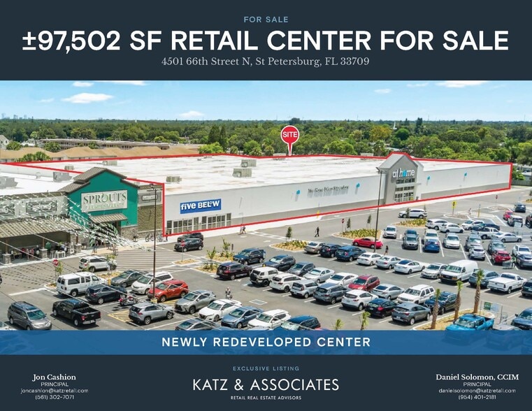 Primary Photo Of 4501 66th St N, Saint Petersburg Supermarket For Sale