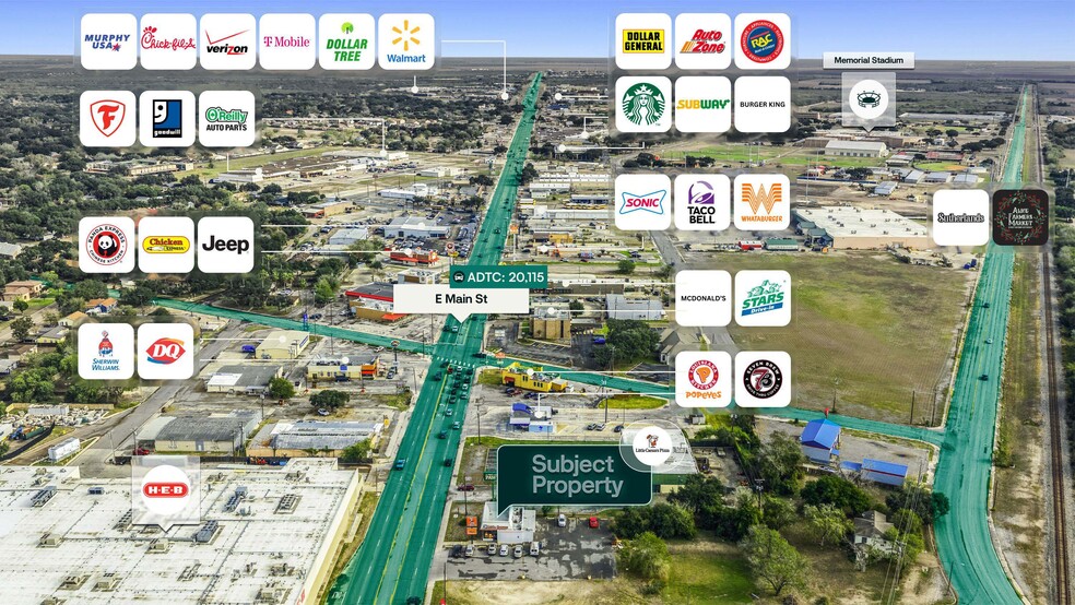 More Photos Of 1142 E Main St, Alice Fast Food For Sale