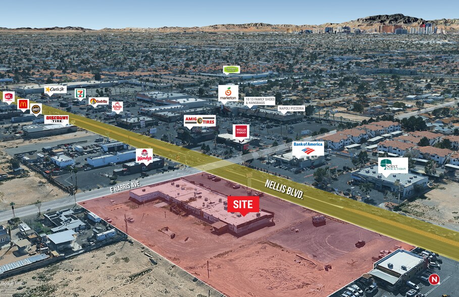 More Photos Of 1000 N Nellis Blvd, Las Vegas Land For Lease