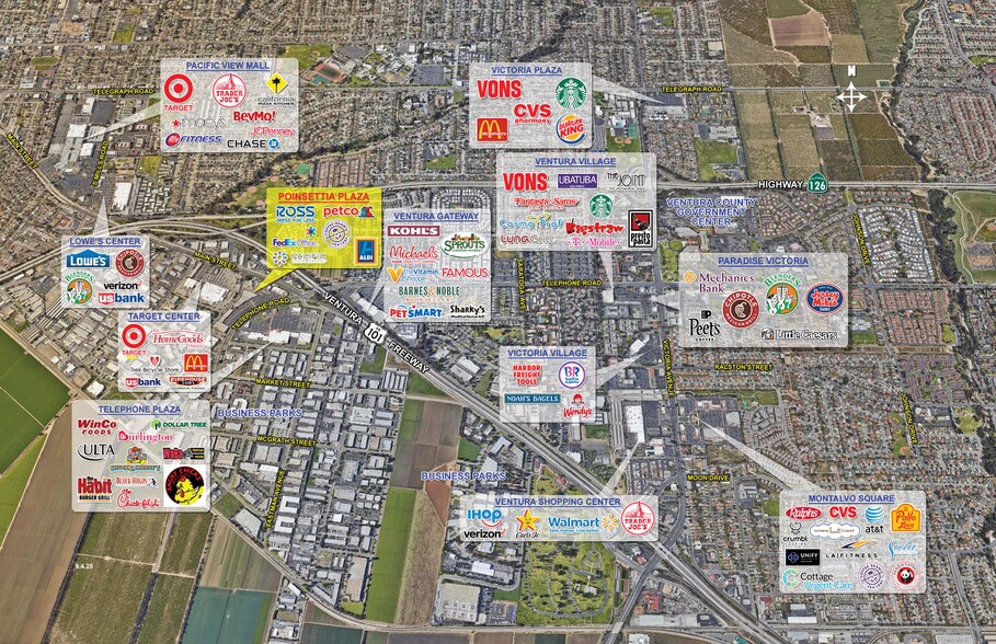 More Photos Of 4687-4731 Telephone Rd, Ventura Unknown For Lease