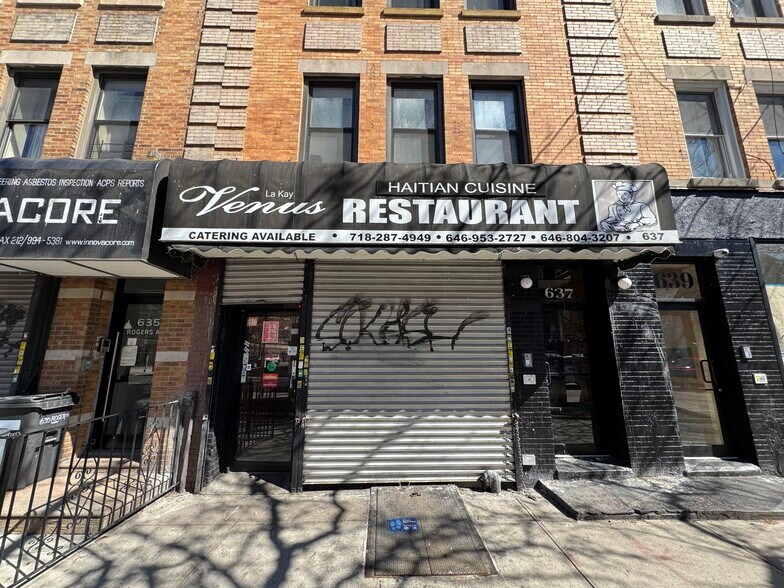 Primary Photo Of 637 Rogers Ave, Brooklyn Storefront Retail Residential For Lease