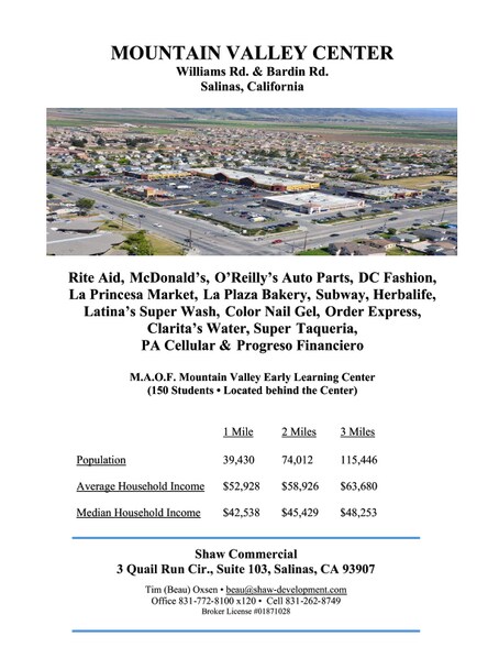 Primary Photo Of 636 Williams Rd, Salinas Restaurant For Lease
