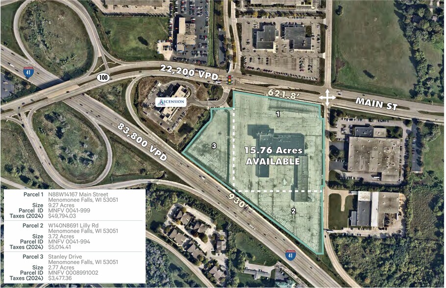 More Photos Of N88W14167 Main St, Menomonee Falls Land For Sale