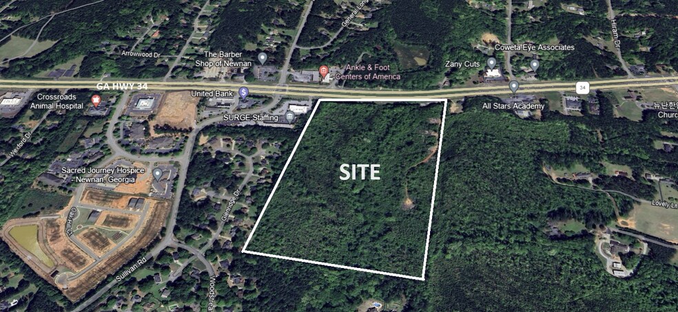 Primary Photo Of Highway 34 E @ Sullivan Road, Newnan Land For Sale