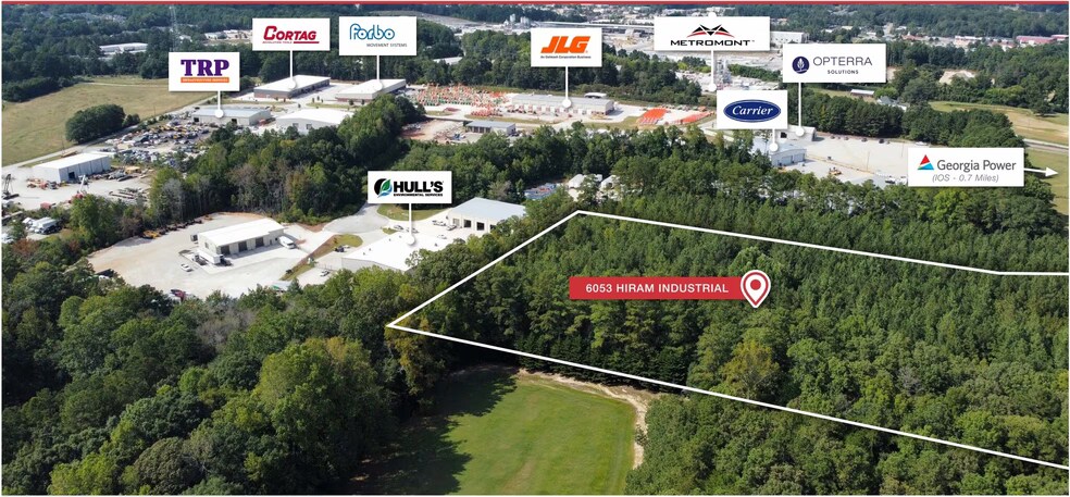 Primary Photo Of 6053 Hiram Industrial, Hiram Land For Sale