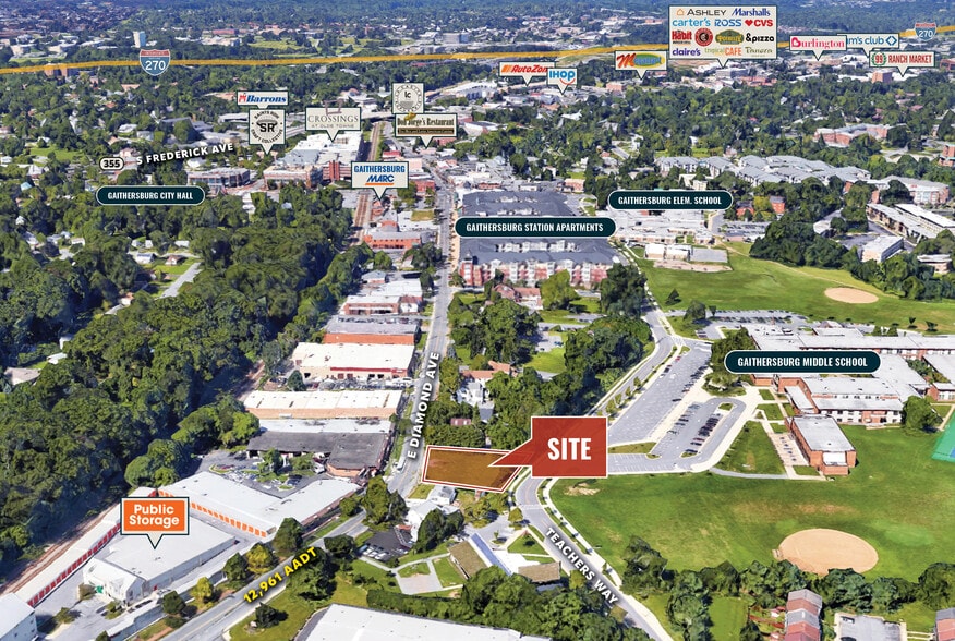 More Photos Of 436-438 E Diamond Ave, Gaithersburg Land For Sale