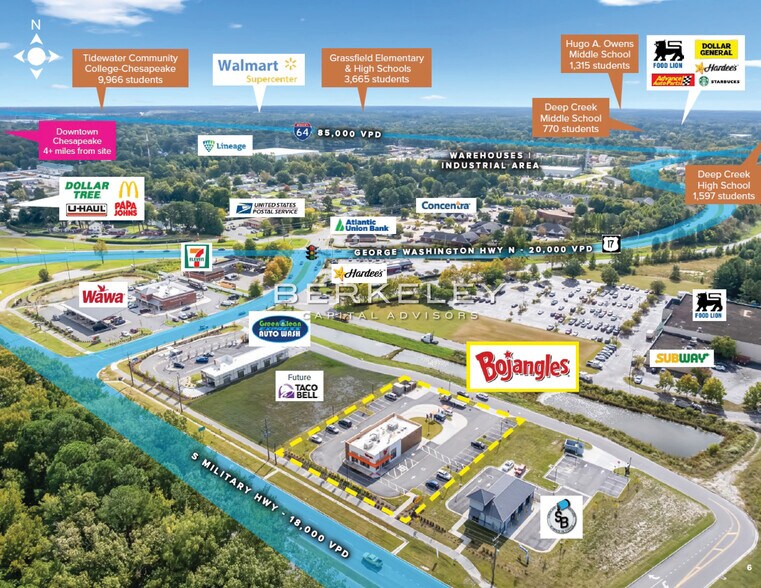 More Photos Of 3464 S Military Hwy, Chesapeake Fast Food For Sale