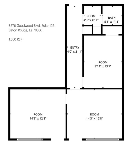More Photos Of 8676 Goodwood Blvd, Baton Rouge Office For Lease