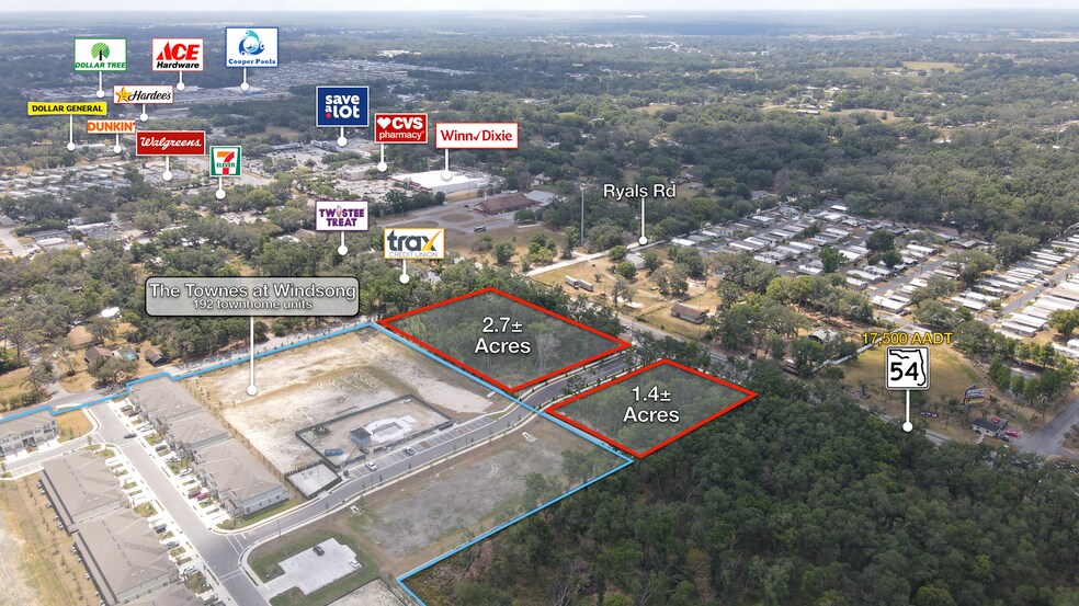 More Photos Of SR 54 & Nathan Pearl St., Zephyrhills Land For Sale
