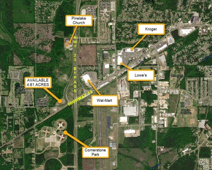 More Photos Of 4.61 acres at NW quadrant of Hwy 12 and Hwy 25, Starkville Land For Sale