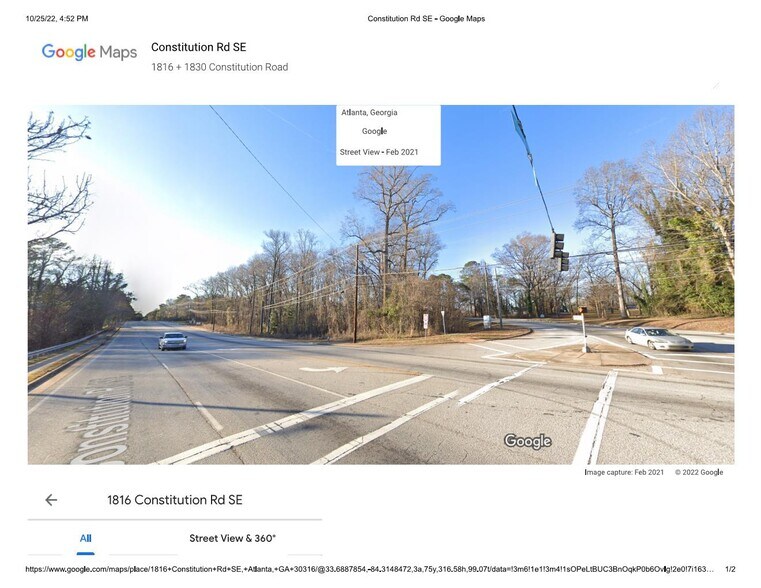 More Photos Of 1816-1830 Constitution, Atlanta Land For Lease