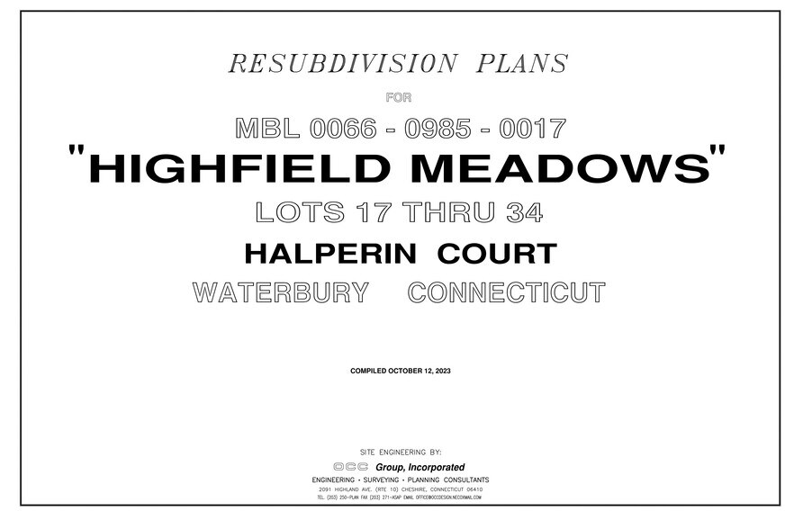 More Photos Of 00 Halperin Court, Waterbury Land For Sale