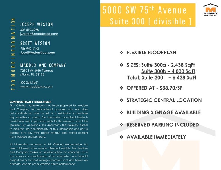 More Photos Of 5000 SW 75th Ave, Miami Office For Lease
