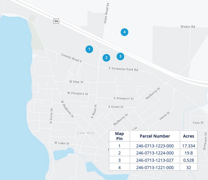 More Photos Of County Rd, Lake Mills Land For Sale