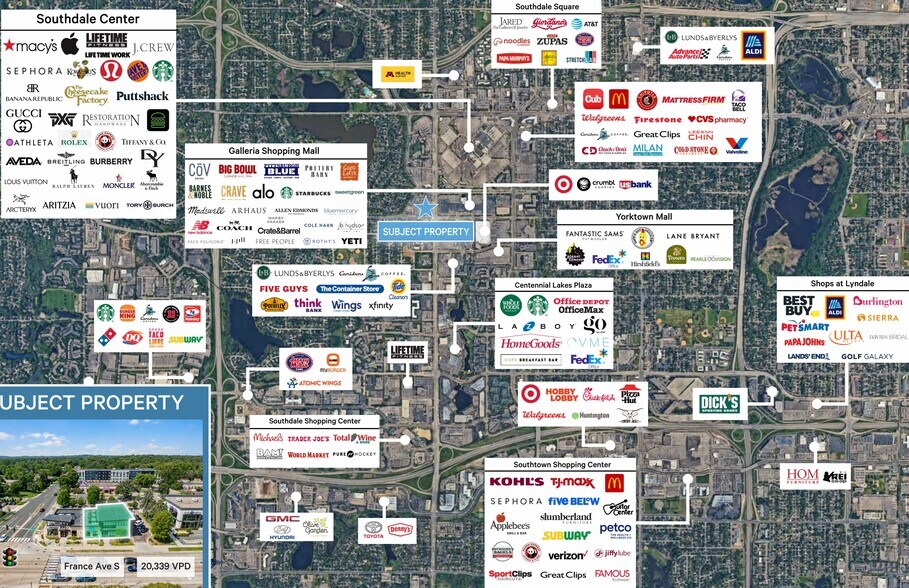More Photos Of 6996 France Ave S, Edina General Retail For Lease