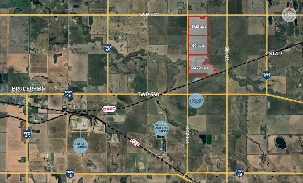 More Photos Of Range Road 200, Lamont Land For Sale
