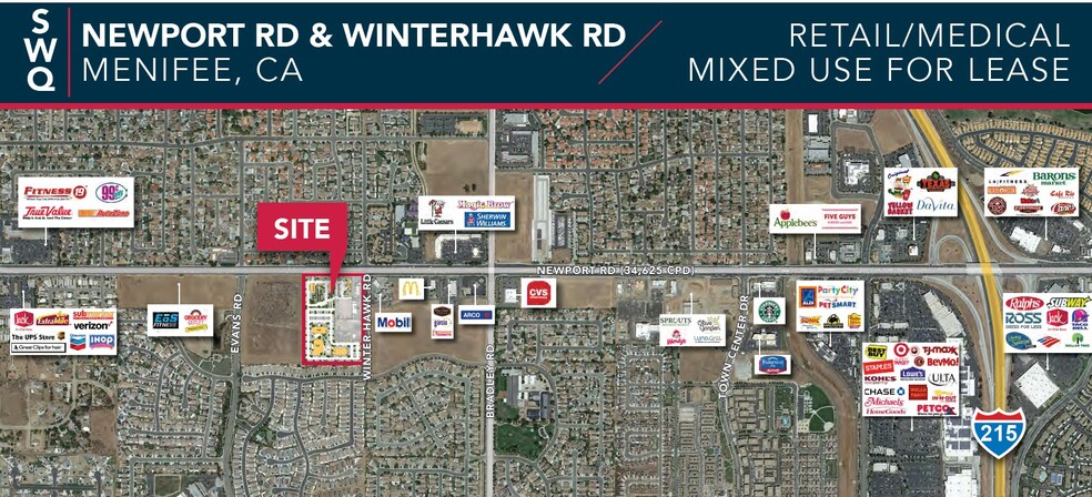 Primary Photo Of Newport Rd & Winter Hawk Rd, Menifee Land For Lease