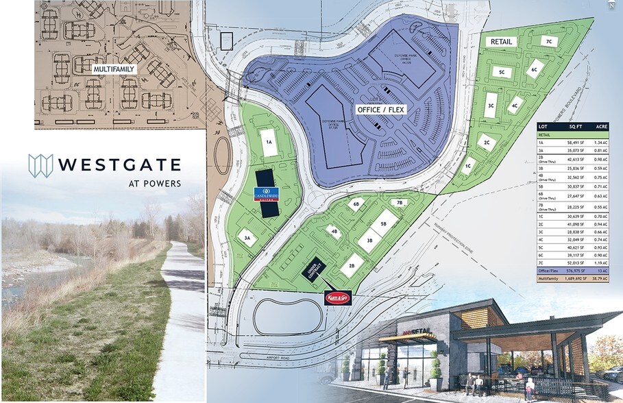 Primary Photo Of Airport Rd @ Powers Blvd, Colorado Springs Land For Sale