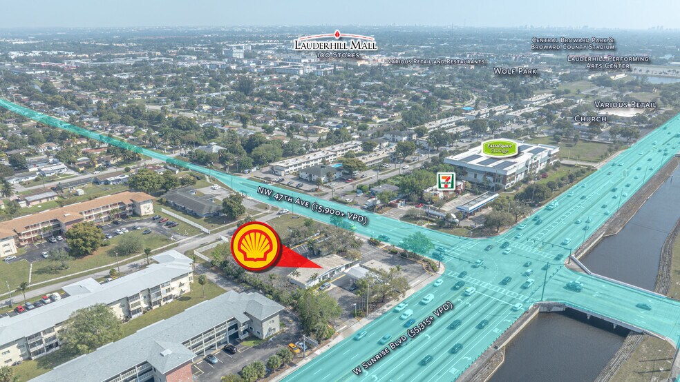 More Photos Of 4701 W Sunrise Blvd, Plantation Service Station For Sale