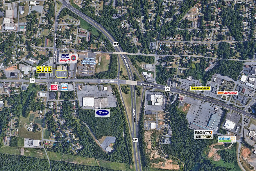 More Photos Of 1234-1246 Us Highway 70 SW, Hickory Unknown For Lease