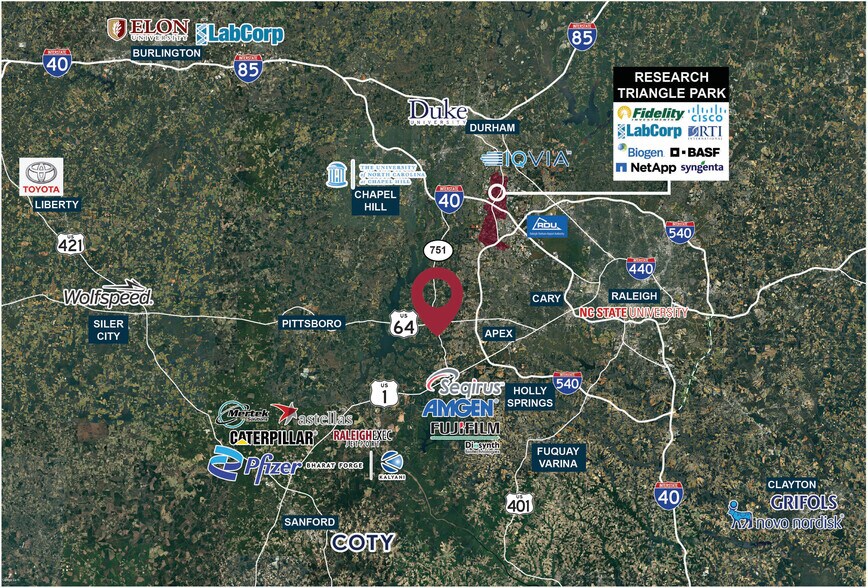 More Photos Of 44 New Hill Rd, Apex Land For Sale