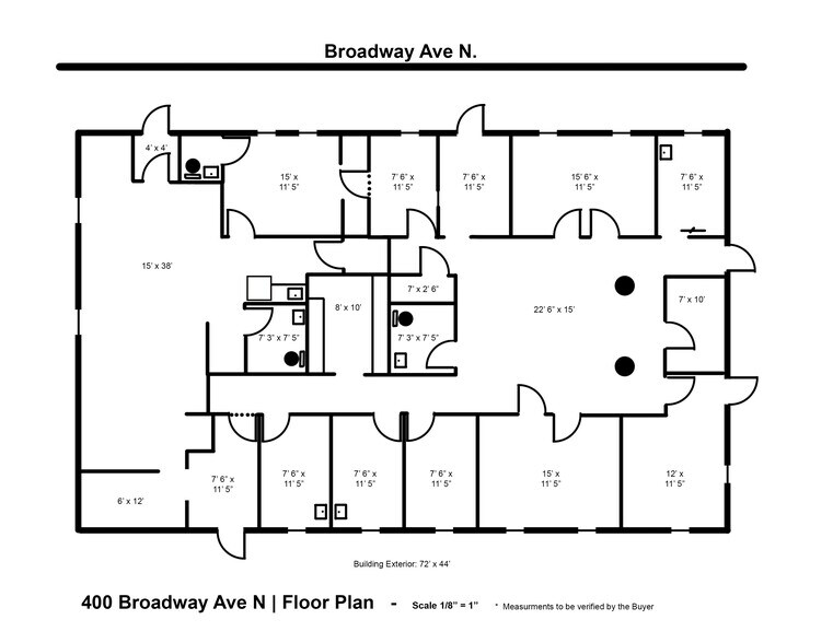 More Photos Of 400 Broadway Ave N, Foley Office For Sale
