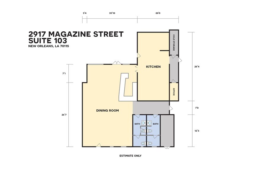More Photos Of 2901-2917 Magazine St, New Orleans Storefront Retail Office For Lease